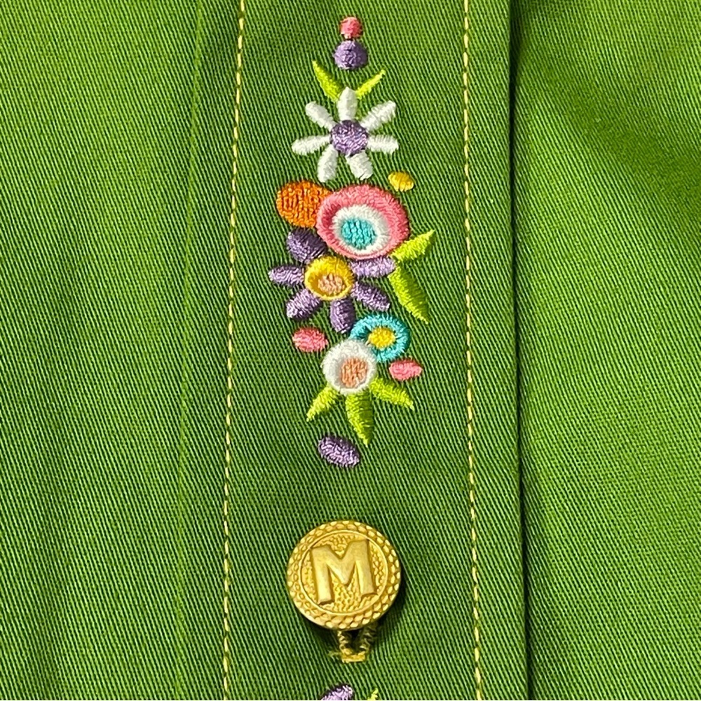 Bob Mackie Nwot Wearable Art Vintage Embroidered … - image 5